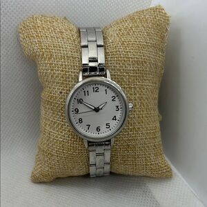 Silver Analog Women’s Watch